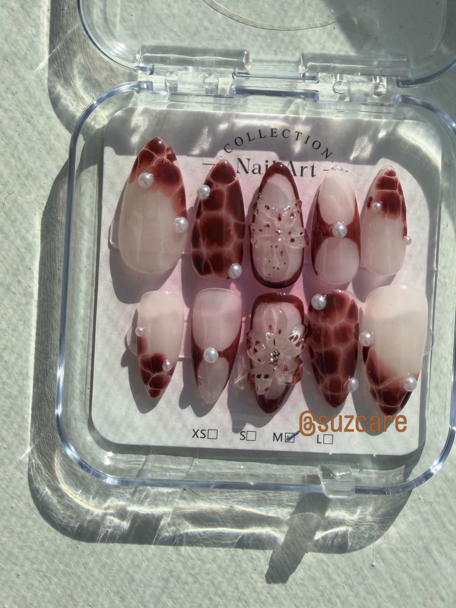 Luxury set press-on nails